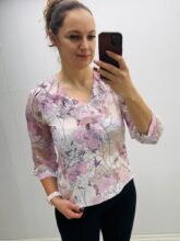 Õrnroosa volangideg pluus