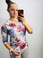 Mustriline viskoos pluus