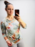 Mustriline viskoos pluus - Image 2