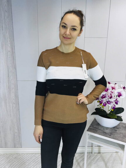 Mitmevärviline kivikestega sviiter - Image 5