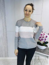 Mitmevärviline kivikestega sviiter