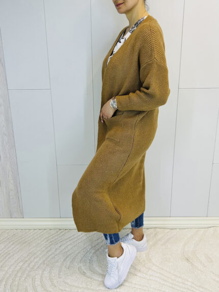 Pikk kootud kardigan - Image 4